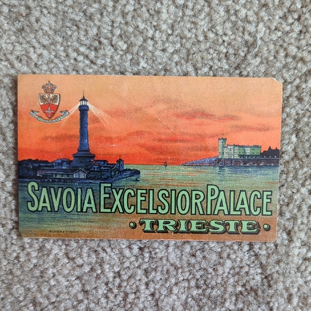 Vintage Italian Steamer Trunk Labels